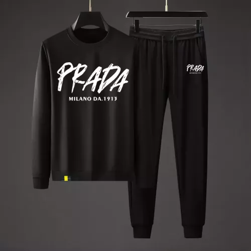 Prada Tracksuits Long Sleeved For Men #1375134 $88.00 USD, Wholesale Replica Prada Tracksuits