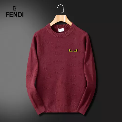 Fendi Sweaters Long Sleeved For Men #1375296 $52.00 USD, Wholesale Replica Fendi Sweaters