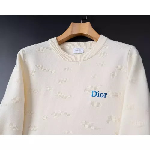 Replica Christian Dior Sweaters Long Sleeved For Men #1375299 $52.00 USD for Wholesale