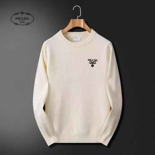 Prada Sweaters Long Sleeved For Men #1375311 $52.00 USD, Wholesale Replica Prada Sweaters