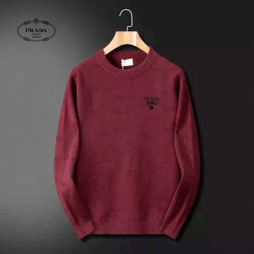 Prada Sweaters Long Sleeved For Men #1375312 $52.00 USD, Wholesale Replica Prada Sweaters