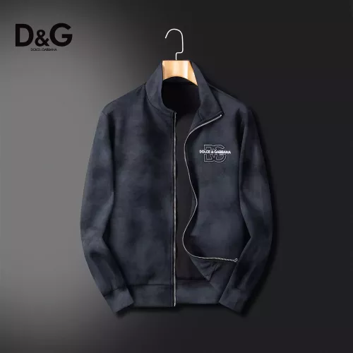 Replica Dolce & Gabbana D&G Tracksuits Long Sleeved For Men #1375445 $102.00 USD for Wholesale