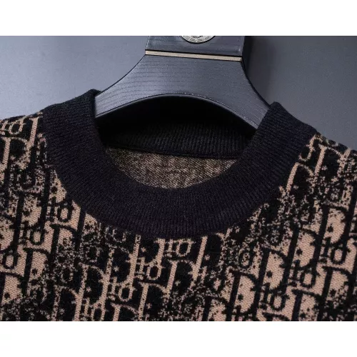 Replica Christian Dior Sweaters Long Sleeved For Men #1375496 $48.00 USD for Wholesale