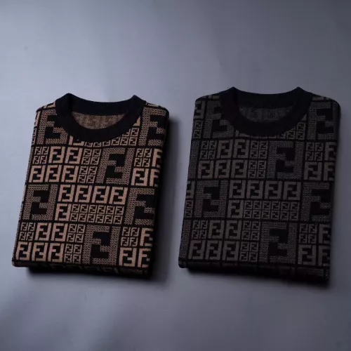 Replica Fendi Sweaters Long Sleeved For Men #1375497 $48.00 USD for Wholesale