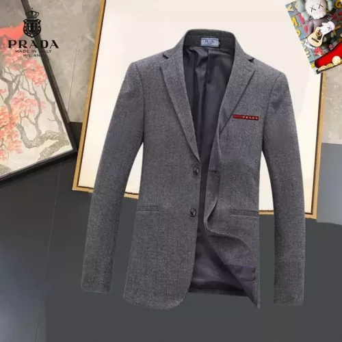 Prada Jackets Long Sleeved For Men #1375515 $68.00 USD, Wholesale Replica Prada Jackets