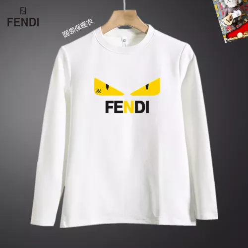 Fendi T-Shirts Long Sleeved For Men #1375530 $40.00 USD, Wholesale Replica Fendi T-Shirts