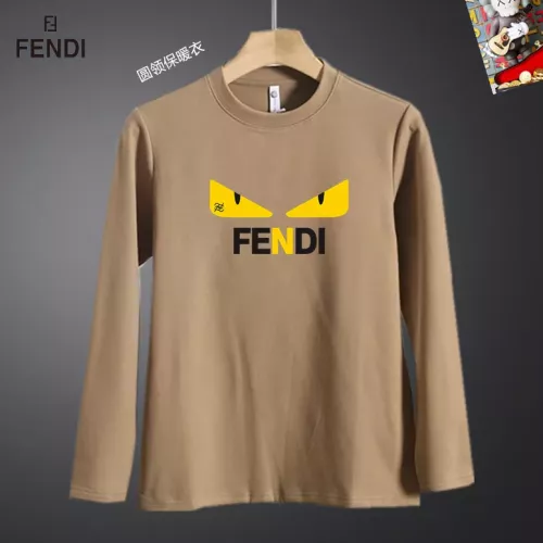 Fendi T-Shirts Long Sleeved For Men #1375532 $40.00 USD, Wholesale Replica Fendi T-Shirts
