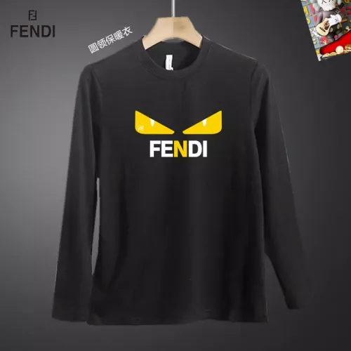 Fendi T-Shirts Long Sleeved For Men #1375534 $40.00 USD, Wholesale Replica Fendi T-Shirts