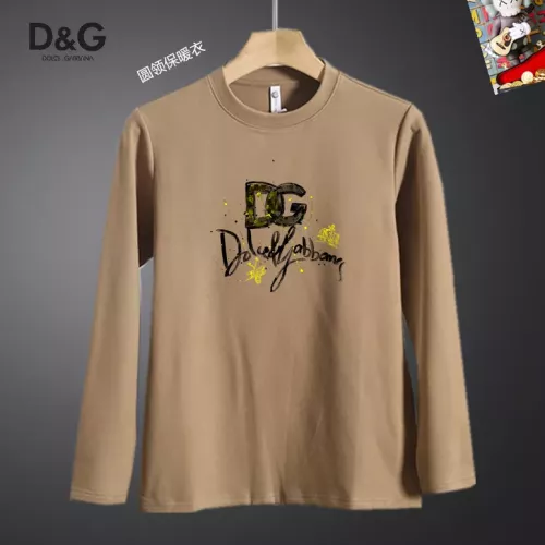 Dolce &amp; Gabbana D&amp;G T-Shirts Long Sleeved For Men #1375542 $40.00 USD, Wholesale Replica Dolce &amp; Gabbana D&amp;G T-Shirts