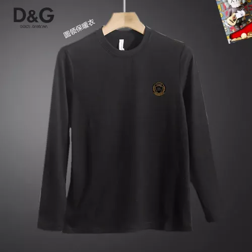 Dolce &amp; Gabbana D&amp;G T-Shirts Long Sleeved For Men #1375554 $40.00 USD, Wholesale Replica Dolce &amp; Gabbana D&amp;G T-Shirts