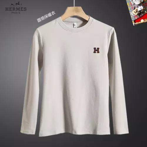 Hermes T-Shirts Long Sleeved For Men #1375626 $40.00 USD, Wholesale Replica Hermes T-Shirts