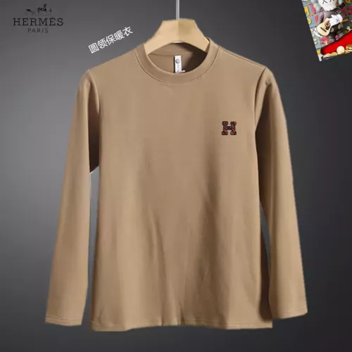 Hermes T-Shirts Long Sleeved For Men #1375627 $40.00 USD, Wholesale Replica Hermes T-Shirts