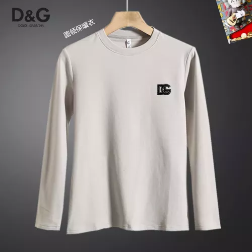 Dolce &amp; Gabbana D&amp;G T-Shirts Long Sleeved For Men #1375631 $40.00 USD, Wholesale Replica Dolce &amp; Gabbana D&amp;G T-Shirts