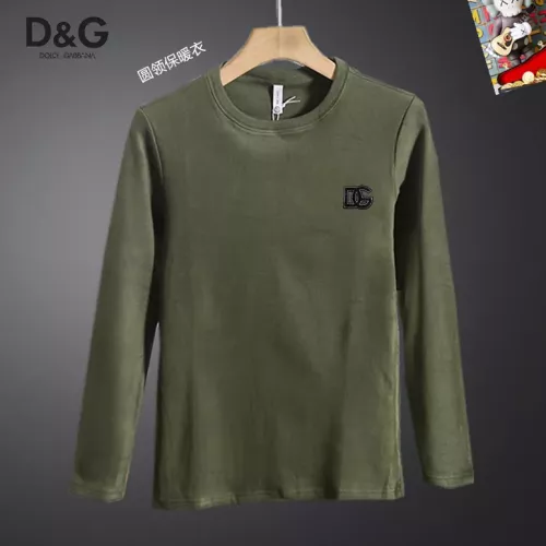 Dolce &amp; Gabbana D&amp;G T-Shirts Long Sleeved For Men #1375633 $40.00 USD, Wholesale Replica Dolce &amp; Gabbana D&amp;G T-Shirts
