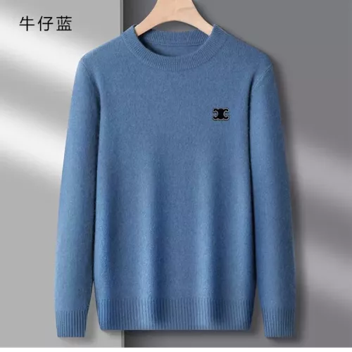 Celine Sweaters Long Sleeved For Men #1375693 $42.00 USD, Wholesale Replica Celine Sweaters