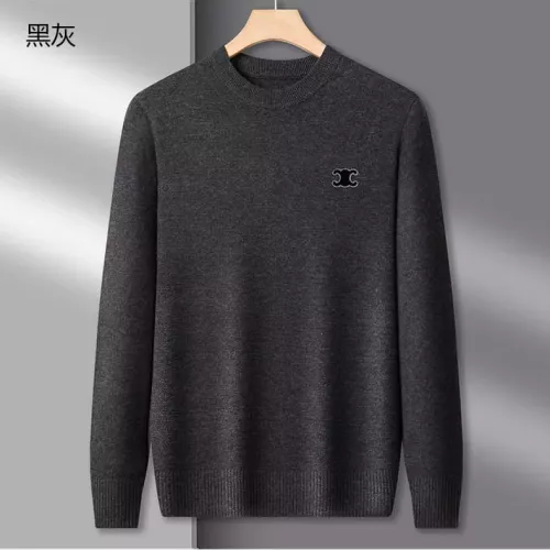 Celine Sweaters Long Sleeved For Men #1375695 $42.00 USD, Wholesale Replica Celine Sweaters