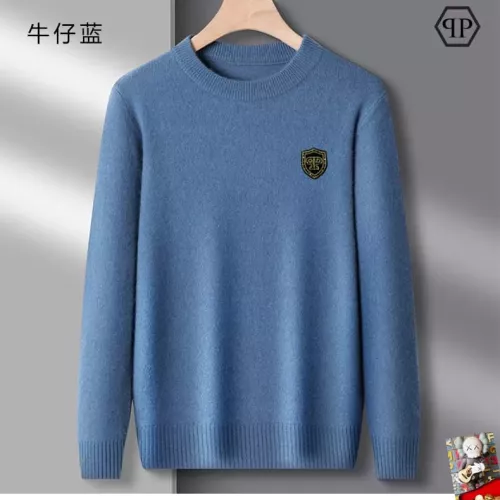 Philipp Plein PP Sweaters Long Sleeved For Men #1375702 $42.00 USD, Wholesale Replica Philipp Plein PP Sweaters