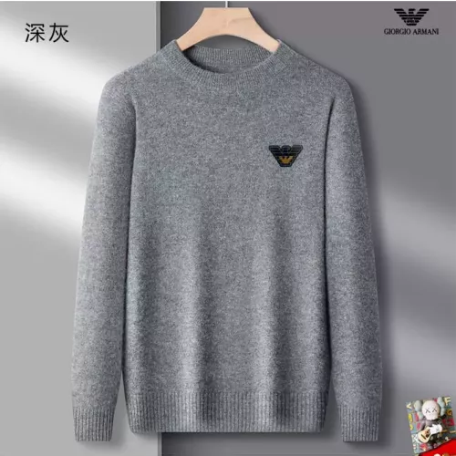 Armani Sweaters Long Sleeved For Men #1375781 $42.00 USD, Wholesale Replica Armani Sweaters