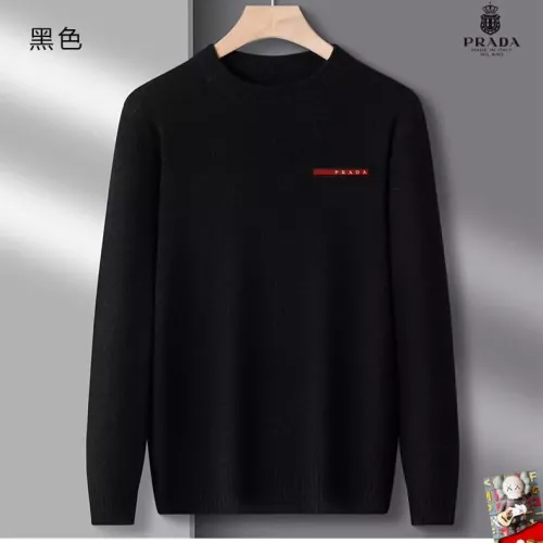 Prada Sweaters Long Sleeved For Men #1375823 $42.00 USD, Wholesale Replica Prada Sweaters