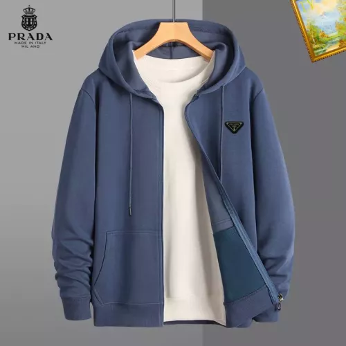 Prada Hoodies Long Sleeved For Men #1375845 $42.00 USD, Wholesale Replica Prada Hoodies