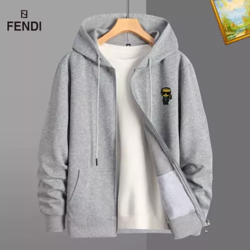 Fendi Hoodies Long Sleeved For Men #1375933 $42.00 USD, Wholesale Replica Fendi Hoodies