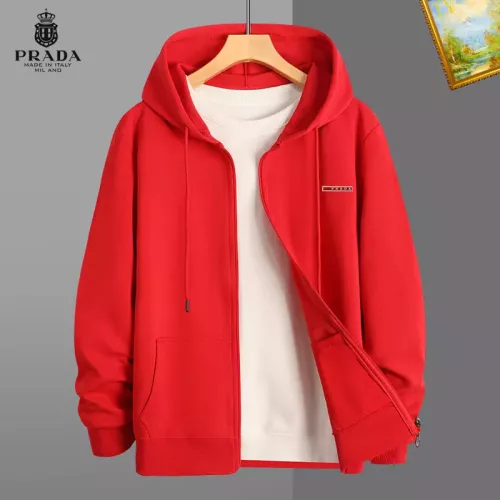 Prada Hoodies Long Sleeved For Men #1375939 $42.00 USD, Wholesale Replica Prada Hoodies