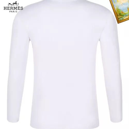 Replica Hermes T-Shirts Long Sleeved For Unisex #1375963 $34.00 USD for Wholesale
