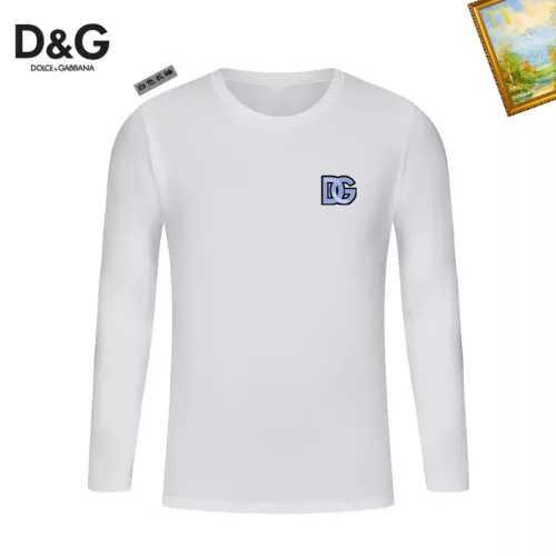 Dolce &amp; Gabbana D&amp;G T-Shirts Long Sleeved For Unisex #1375985 $34.00 USD, Wholesale Replica Dolce &amp; Gabbana D&amp;G T-Shirts