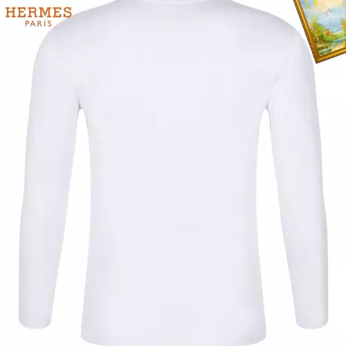 Replica Hermes T-Shirts Long Sleeved For Unisex #1375989 $34.00 USD for Wholesale