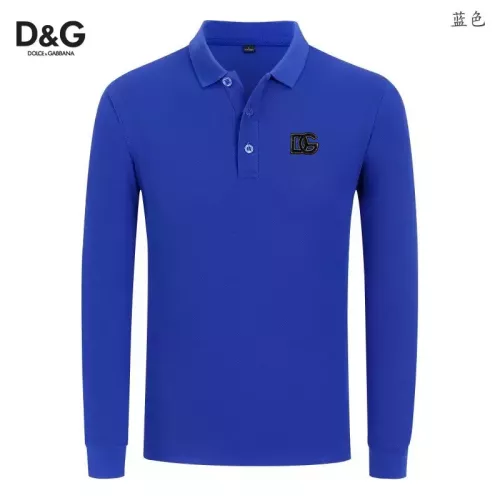 Dolce &amp; Gabbana D&amp;G T-Shirts Long Sleeved For Men #1376007 $40.00 USD, Wholesale Replica Dolce &amp; Gabbana D&amp;G T-Shirts