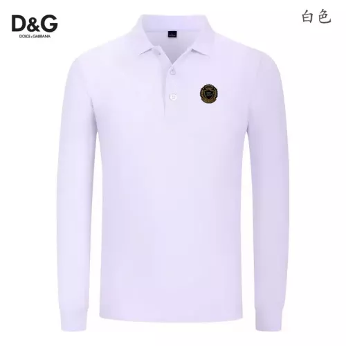 Dolce &amp; Gabbana D&amp;G T-Shirts Long Sleeved For Men #1376042 $40.00 USD, Wholesale Replica Dolce &amp; Gabbana D&amp;G T-Shirts