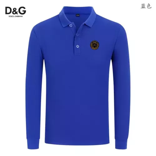Dolce &amp; Gabbana D&amp;G T-Shirts Long Sleeved For Men #1376045 $40.00 USD, Wholesale Replica Dolce &amp; Gabbana D&amp;G T-Shirts