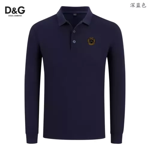 Dolce &amp; Gabbana D&amp;G T-Shirts Long Sleeved For Men #1376046 $40.00 USD, Wholesale Replica Dolce &amp; Gabbana D&amp;G T-Shirts