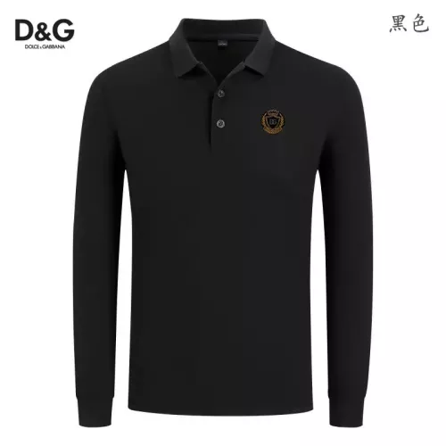 Dolce &amp; Gabbana D&amp;G T-Shirts Long Sleeved For Men #1376047 $40.00 USD, Wholesale Replica Dolce &amp; Gabbana D&amp;G T-Shirts