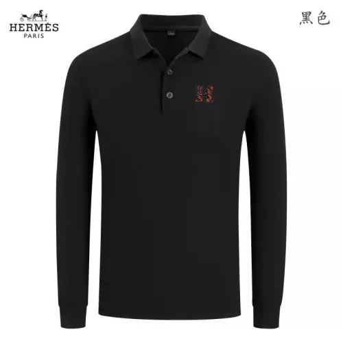 Hermes T-Shirts Long Sleeved For Men #1376058 $40.00 USD, Wholesale Replica Hermes T-Shirts