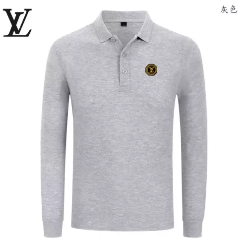 Louis Vuitton LV T-Shirts Long Sleeved For Men #1376076 $40.00 USD, Wholesale Replica Louis Vuitton LV T-Shirts