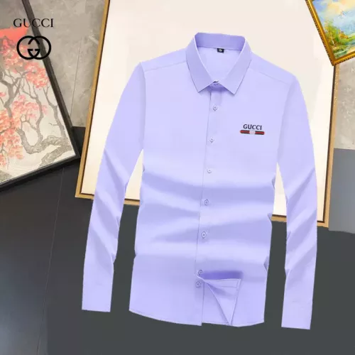 Gucci Shirts Long Sleeved For Unisex #1376118 $40.00 USD, Wholesale Replica Gucci Shirts