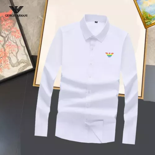 Armani Shirts Long Sleeved For Unisex #1376201 $40.00 USD, Wholesale Replica Armani Shirts