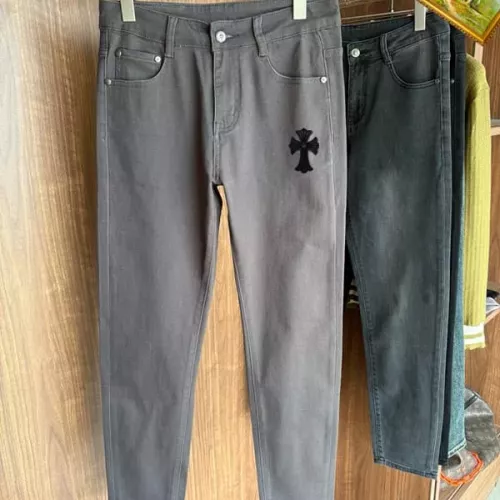 Replica Chrome Hearts Jeans For Men #1376345 $48.00 USD for Wholesale