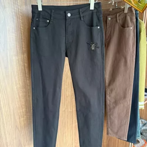 Replica Christian Dior Jeans For Men #1376348 $48.00 USD for Wholesale