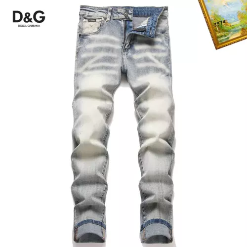 Replica Dolce & Gabbana D&G Jeans For Men #1376380 $48.00 USD for Wholesale