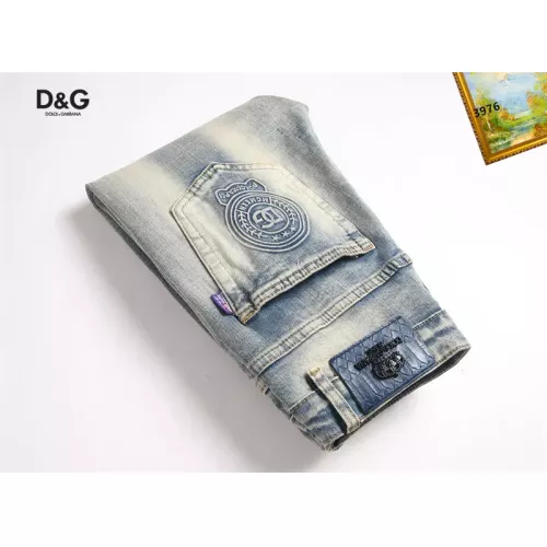 Replica Dolce & Gabbana D&G Jeans For Men #1376381 $48.00 USD for Wholesale