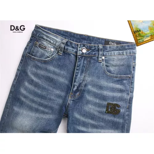 Replica Dolce & Gabbana D&G Jeans For Men #1376383 $48.00 USD for Wholesale