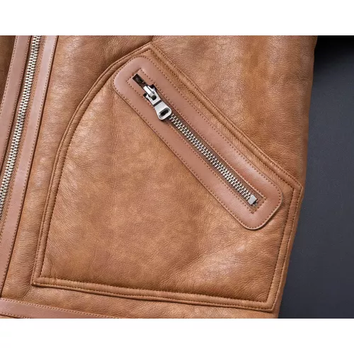 Replica Armani Jackets Long Sleeved For Men #1376397 $128.00 USD for Wholesale