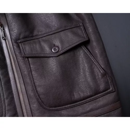 Replica Armani Jackets Long Sleeved For Men #1376400 $128.00 USD for Wholesale