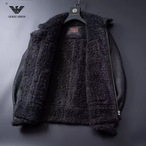 Replica Armani Jackets Long Sleeved For Men #1376403 $128.00 USD for Wholesale