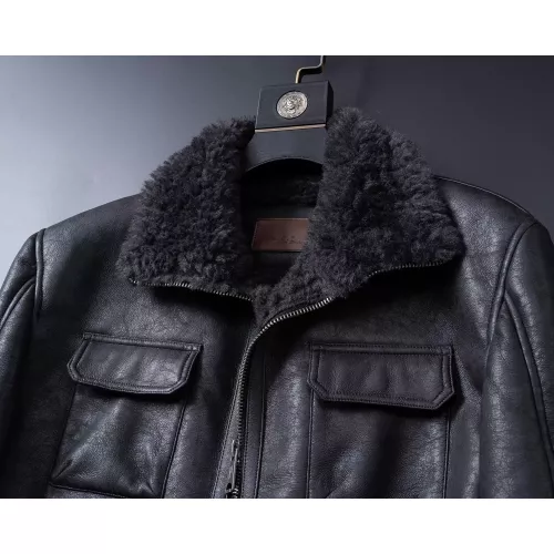 Replica Armani Jackets Long Sleeved For Men #1376403 $128.00 USD for Wholesale