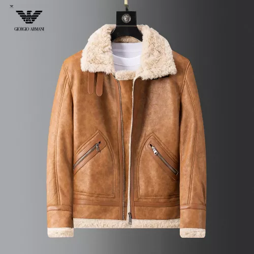 Armani Jackets Long Sleeved For Men #1376404