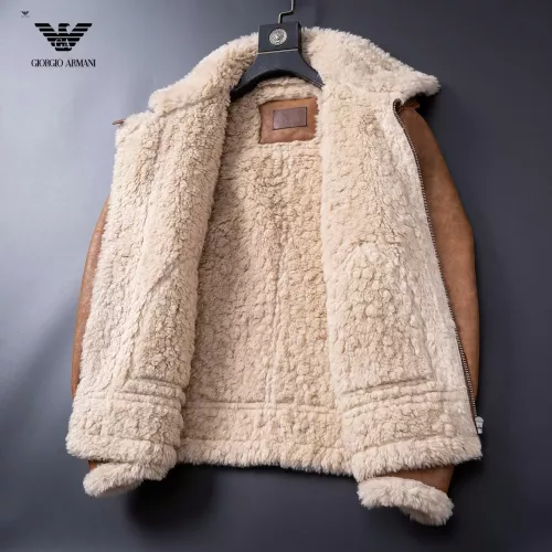 Replica Armani Jackets Long Sleeved For Men #1376404 $128.00 USD for Wholesale