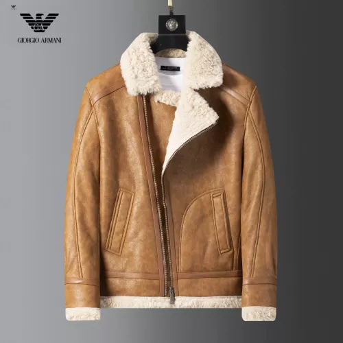 Armani Jackets Long Sleeved For Men #1376406 $128.00 USD, Wholesale Replica Armani Jackets